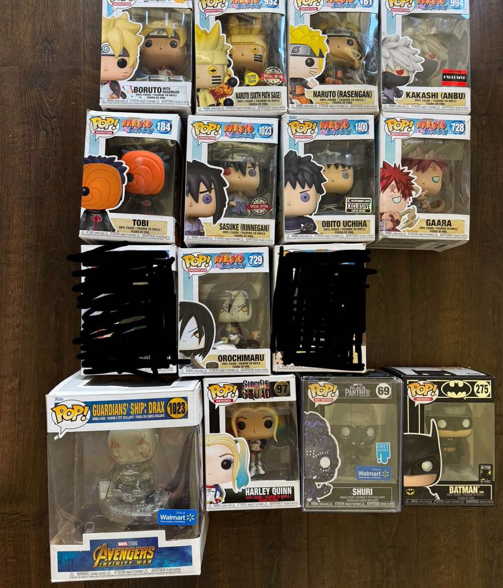 Naruto Funko Pop Collection Lot of 13